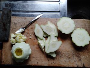 焼き方に合わせてカットしたUFO